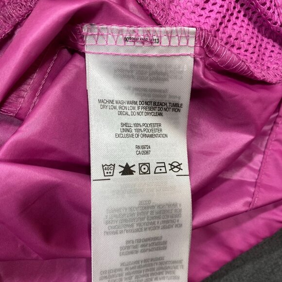 Columbia Womens Two-Tone Pink Lightweight Windbreaker Jacket With Hood Medium - Picture 6 of 13